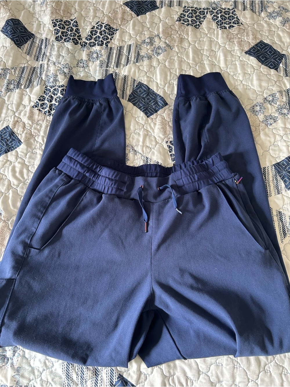 WonderWink Navy Track Jogger Pants